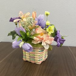 Flowers in Basket 