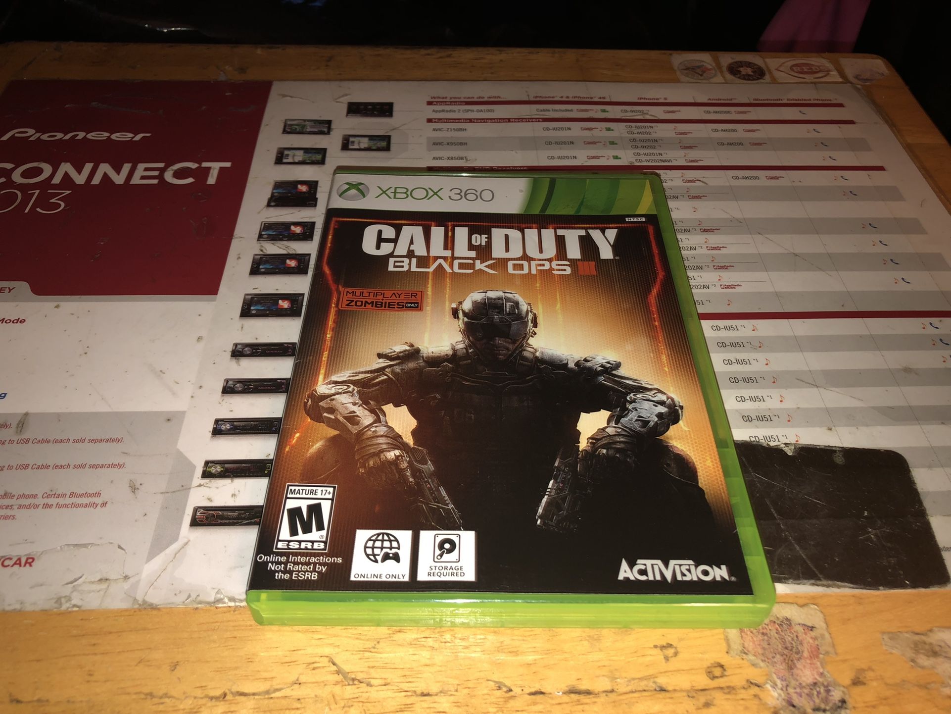 Xbox 360 Game Call Of Duty Black Ops III 