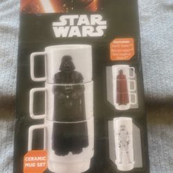 New Star Wars 11oz Stacking Mugs - Darth Vader, Imperial Guard, and Stormtrooper