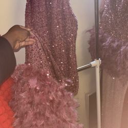 Medium Pink Sequence Dress