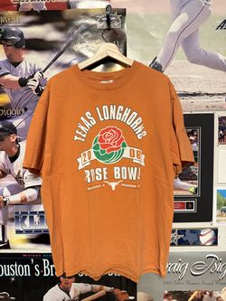 Vintage 2006 NCAA Texas Longhorns Rose Bowl T-Shirt Men’s Size XL Orange