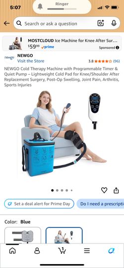 New  in box cold therapy system with quiet programmable timer