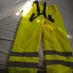 Water proof  Hi vis jacket/ Bibs