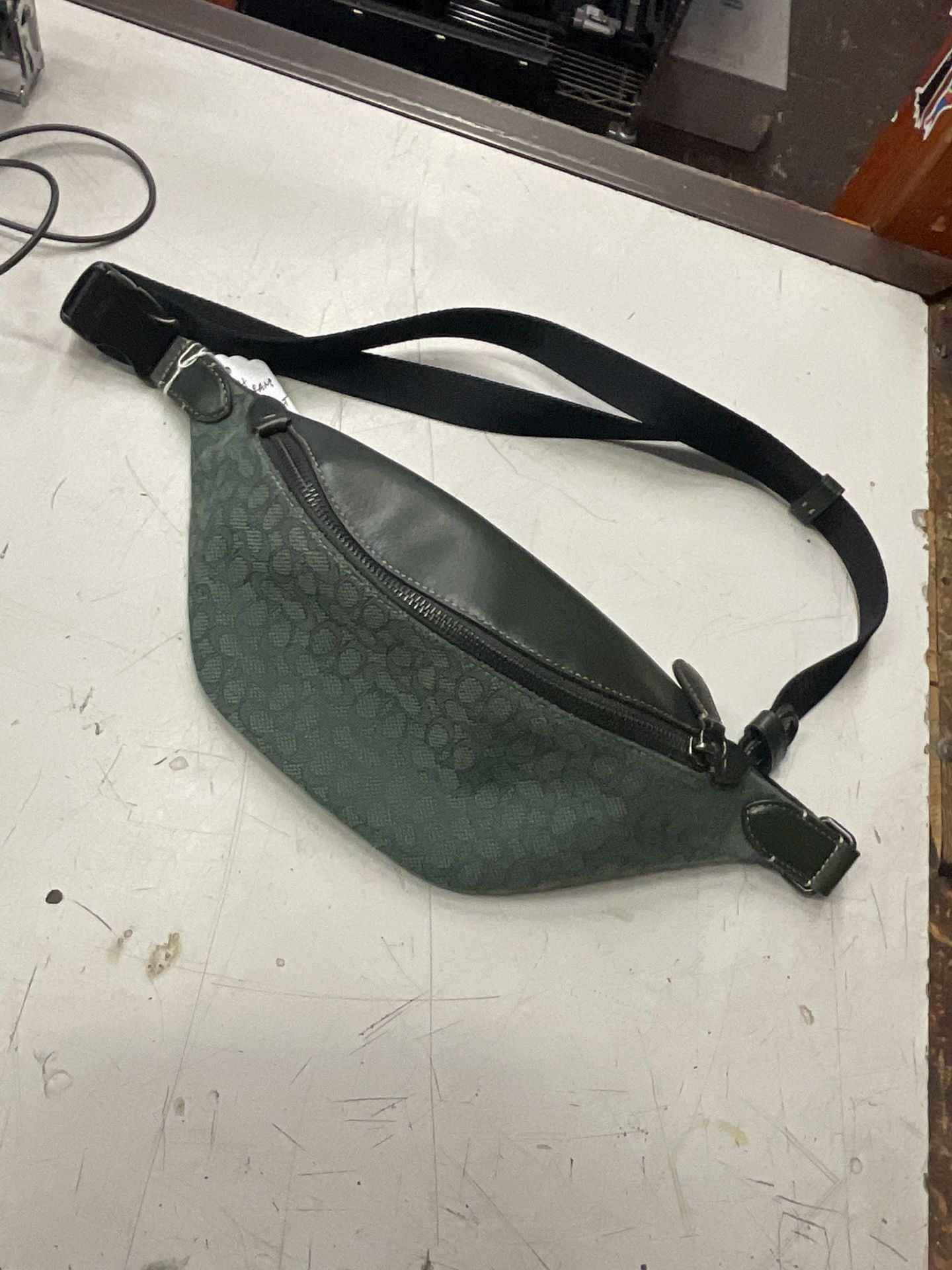 Coach Monogram Jaquard Charter Belt Bag