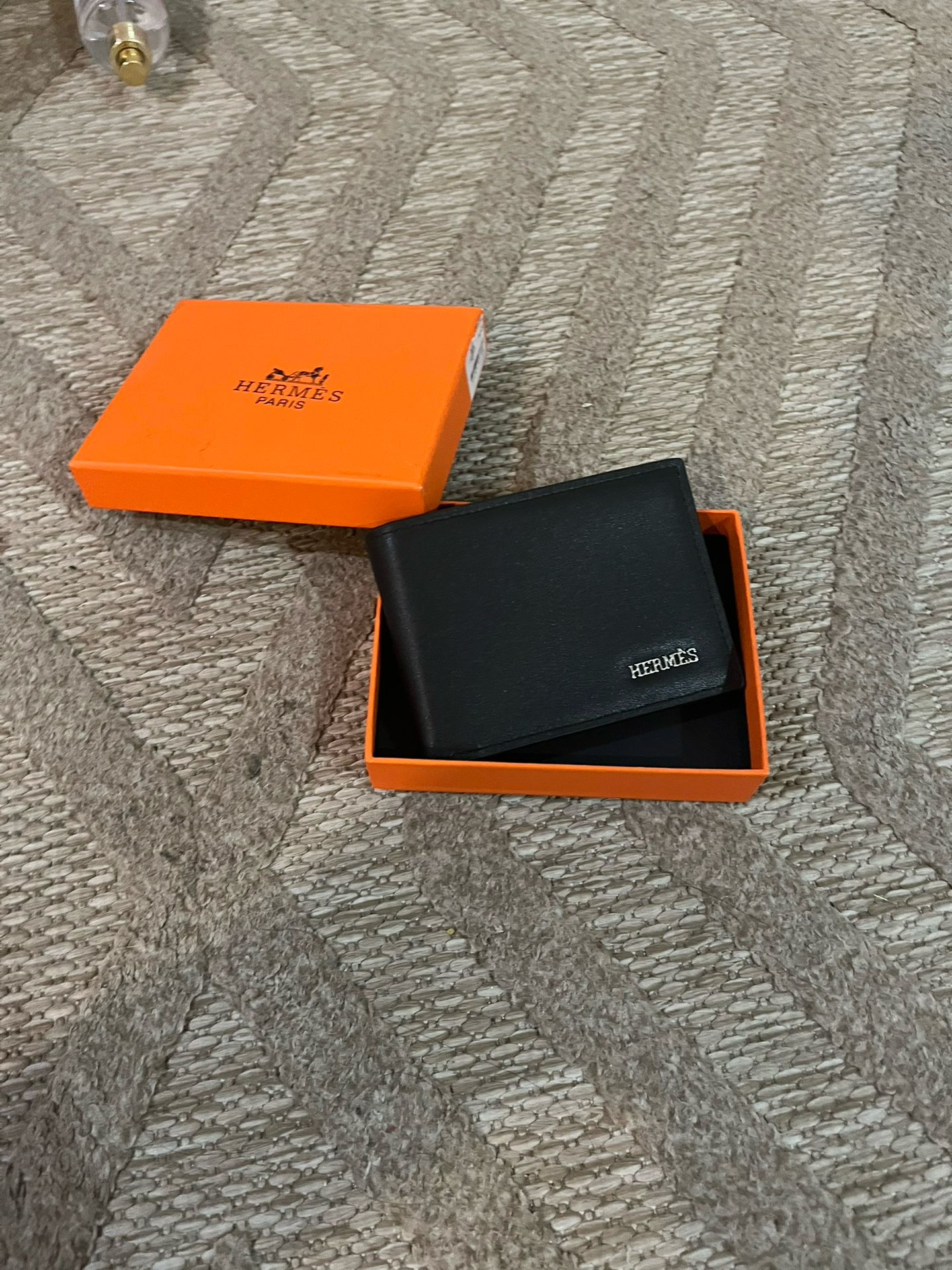 Black Hermès wallet