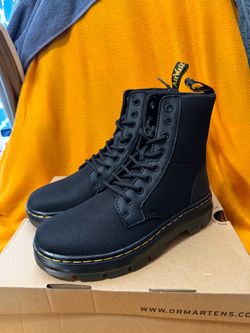 Dr. Martens Black Lace-Up Combat Boots
