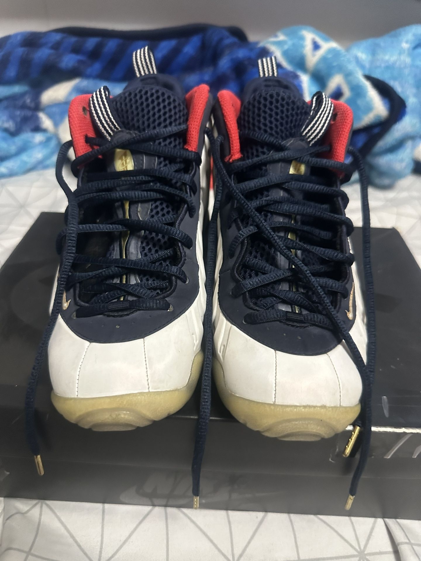 Nike Air Penny Foamposite Olympic Size 4.5y