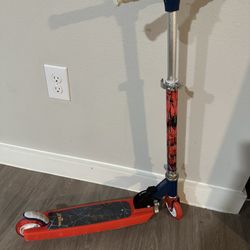 spiderman scooter 
