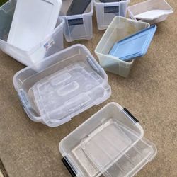 7 Small To Mid Storage Containers 