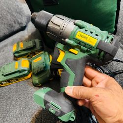 TECCPO Cordless Drill, 20V Drill Driver