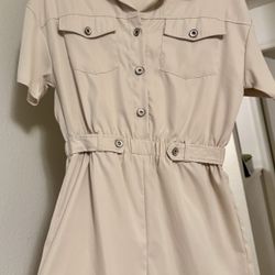 Beige Romper 