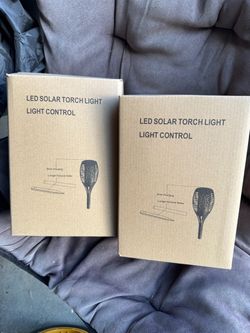 LED solar torch light