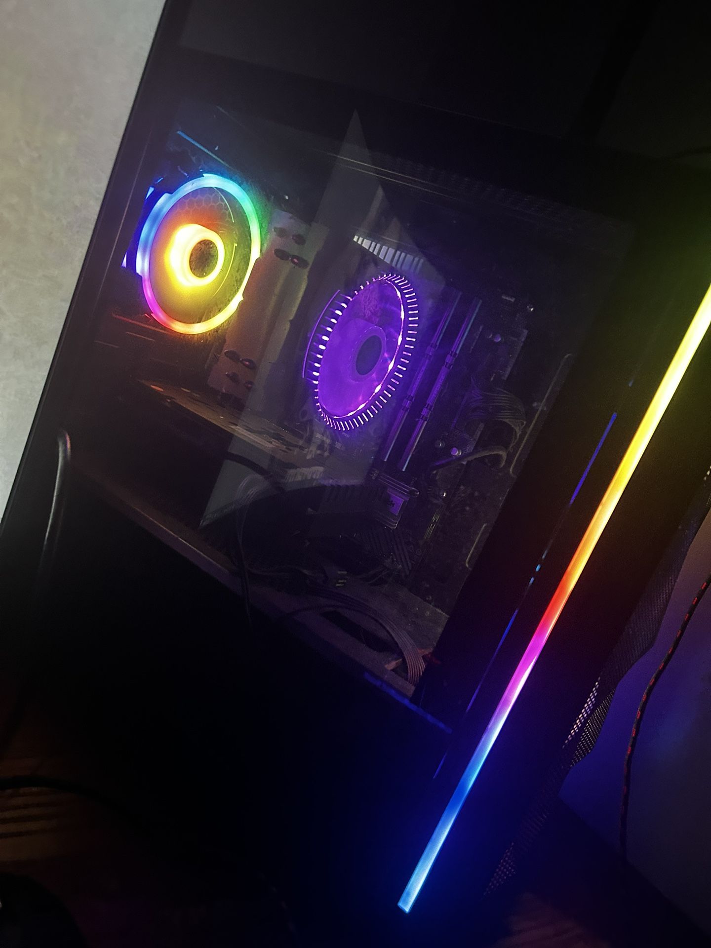 This Is A Sky Tech Game Pc AZURE3 Gaming PC - AMD Ryzen 7 9800X3D - 64GB Memory - NVIDIA GeForce RTX 5070 Ti - 2TB NVMe SSD - BLACK