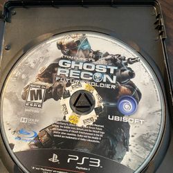 Playstation 3 PS3 Video Game Tom Clancy's Ghost Recon Future Soldier 