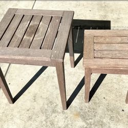 Teak Nesting Tables- set of 2