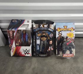 WWE & AEW Bray Wyatt Family, Brodie Lee, Joe Gacy wrestling figures, NEW!