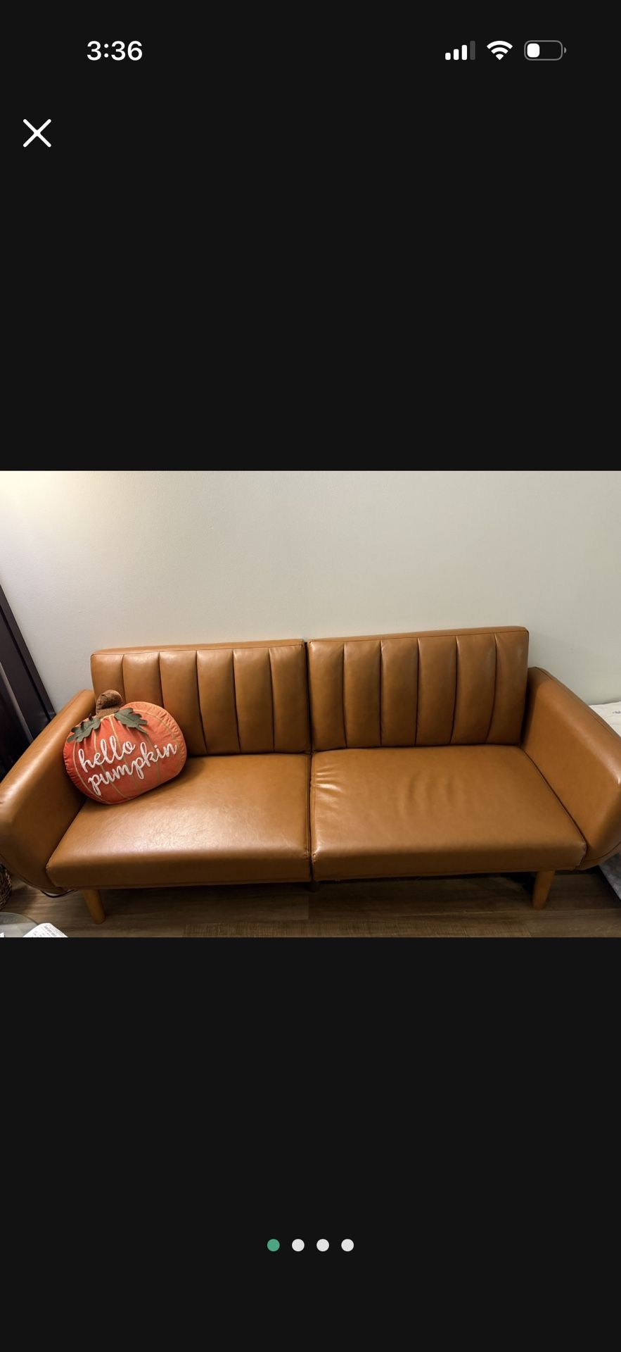 Soda That Turns Into Bed Vegan Leather $200