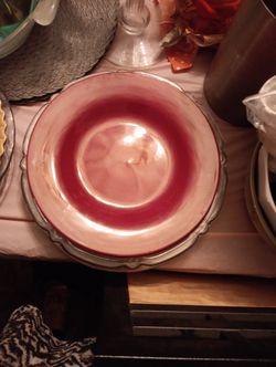 Burgundy Dinner Plates