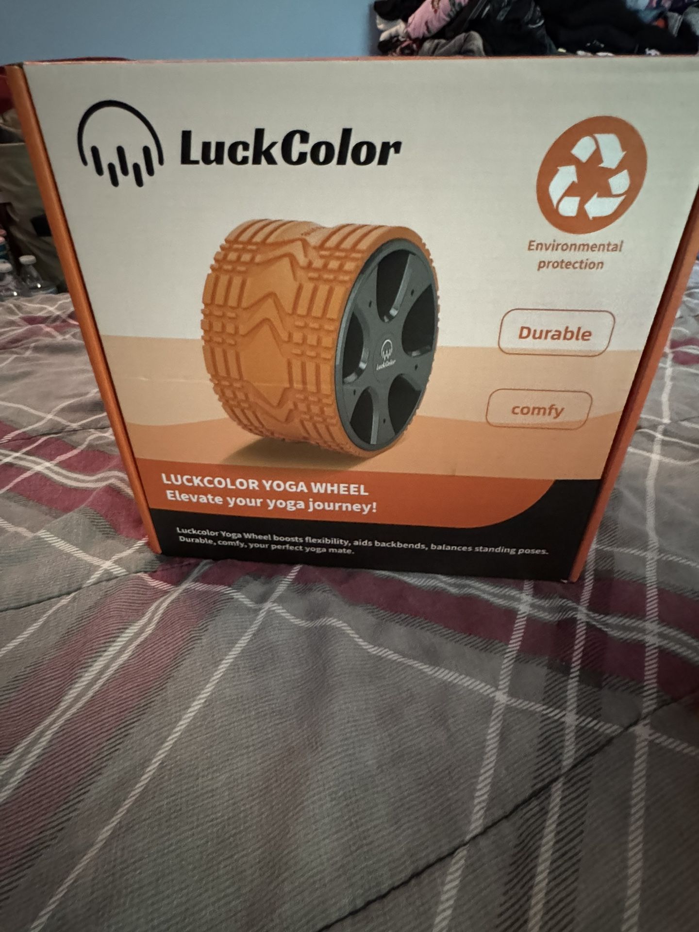 Back Roller Wheel for Deep Tissue Massage,Yoga Wheel for Back Pain & Stretching, Comfy Deep Tissue Massage Roller for Back,Spine Alignment & Tension R