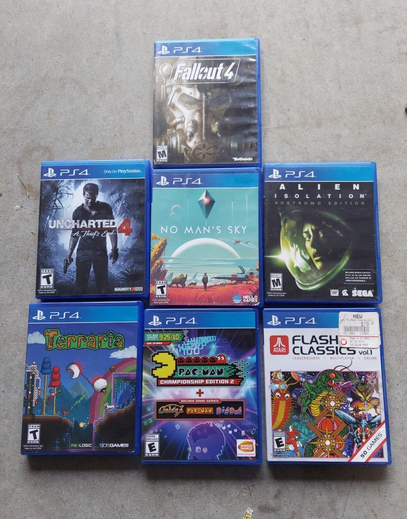 7 Playstation  4 Games Ex Cond