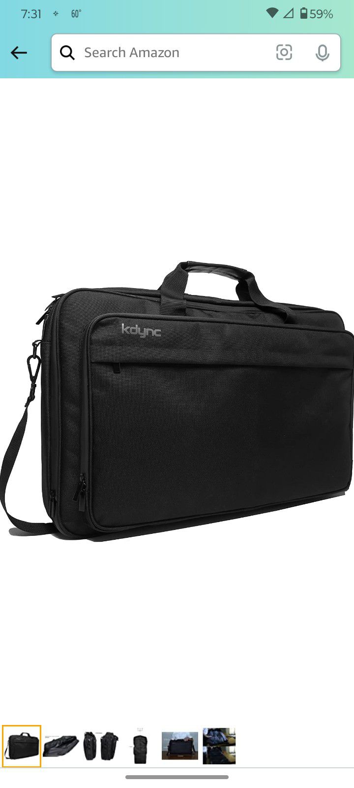 Kdync Suit Travel Bag For Garments  & Business Trips (Expandable) New 