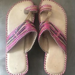 New Leather Sandals Size 9