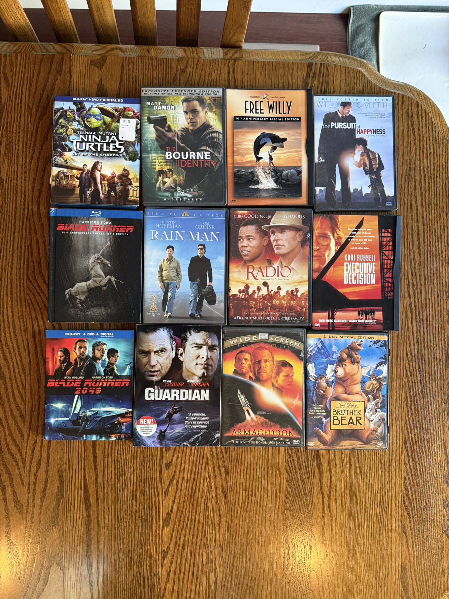 3 Blu-rays, 9 DVDs