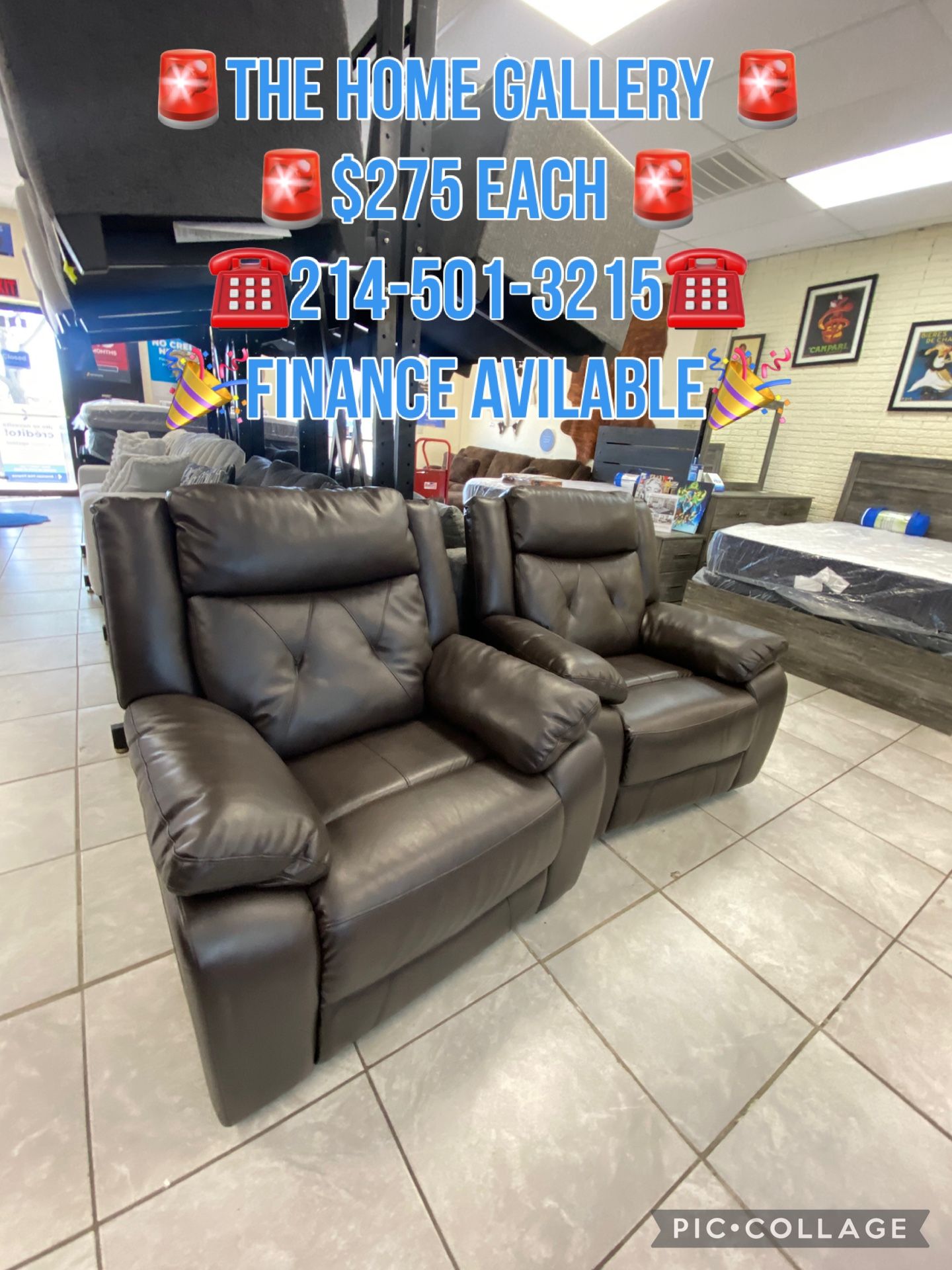 Recliners Clearance $199