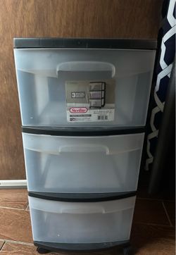 Sterilite 3 Drawer medium cart