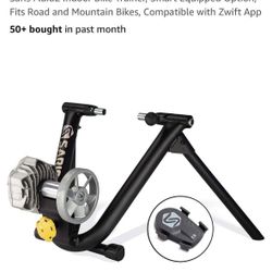 Saris Fluid2 Indoor Bike Trainer, Smart sensor Fits Road and Mountain Bikes, Compatible wi
