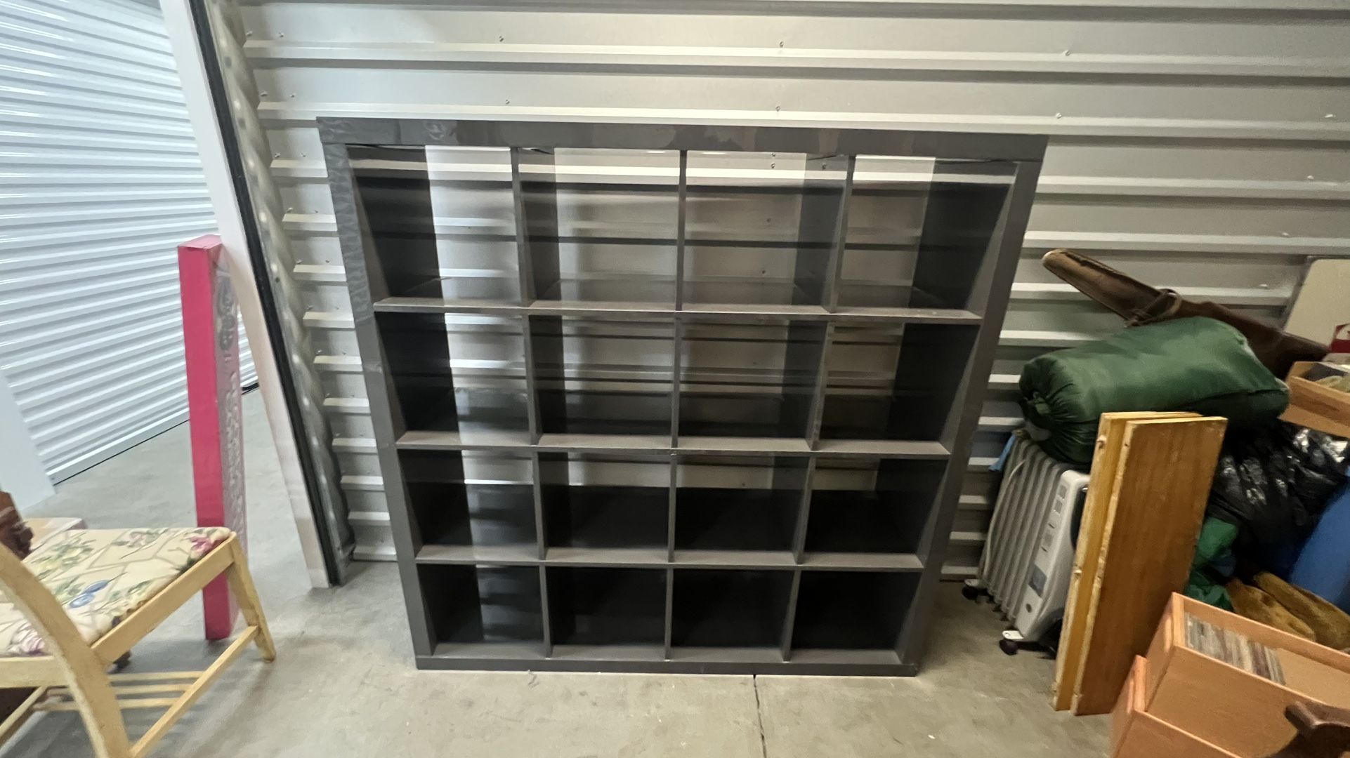 IKEA Kallax Record Shelving Grey Reinforced For Vinyl