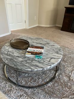 Cb2 marble coffee table