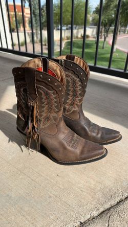 Durango Women's Crush Roasted Pecan Western Cowgirl Boots DRD0430 Size 7