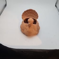 Thansgiving Turkey Centerpiece Planter Flower Mint Condition