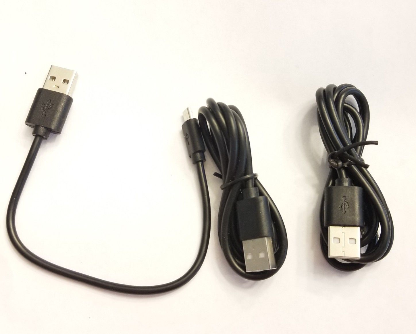 3 micro USB cable, 3ft 3 inch + 2ft 8 inch + 9 inch