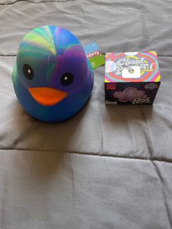 Squeezy duck  & needoh cloud pleaser/ fuzzy ball