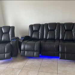 Juego De Sala Reclinable