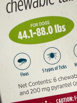Canine Flea control 44-88 pounds