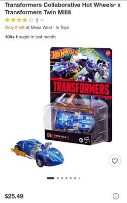 Transformer hot wheels