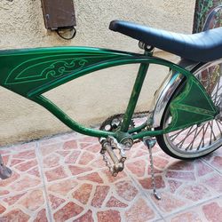 Green lowrider bike