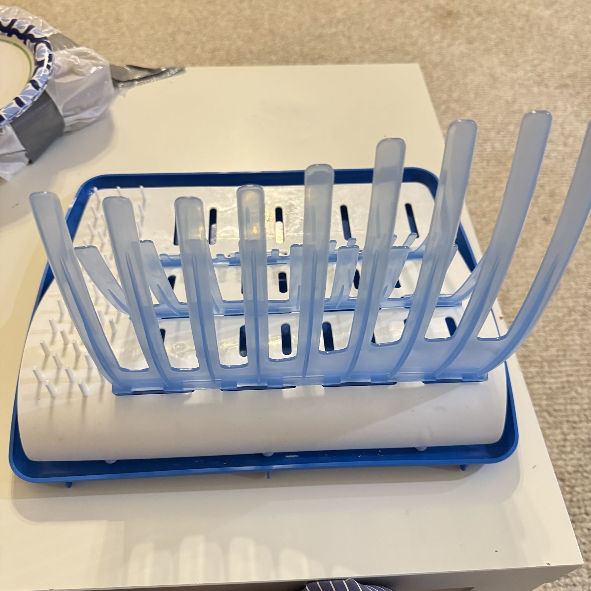 Dr. Brown's Universal Baby Bottle Drying Rack Easy Storage Long Posts