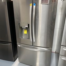 Stainless Steel 26 Cu. Ft. Smart WiFi Enabled French Door Refrigerator 