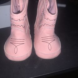 Toddler Cowgirl Pink Boots 