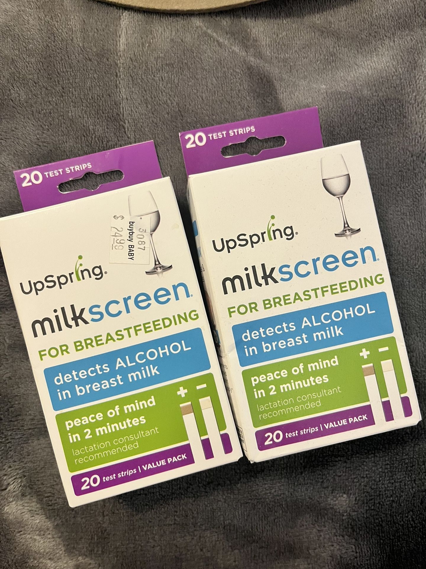 Milk Screen Strips For Alcohol 