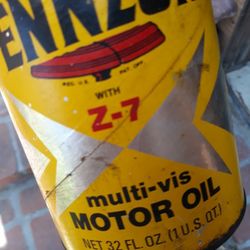 Antique cardboard Pennzoil Can Unopened $20