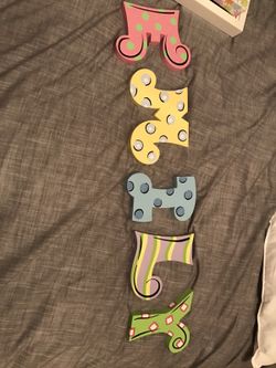 Wall letters "Emily"