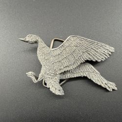 1978 Goose - Duck Pewter Belt Buckle