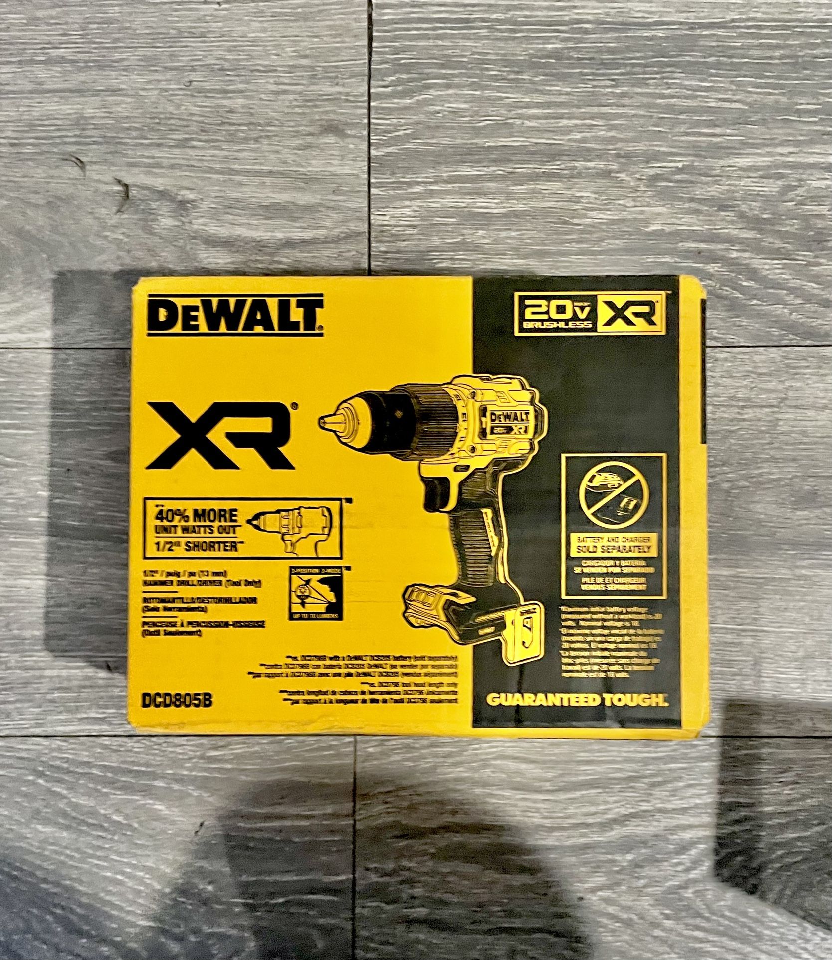 Dewalt 20v XR 1/2 Hammer drill/Driver (Tool Only)