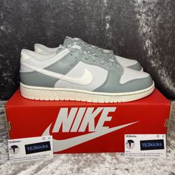 Nike Dunk Low Mica Green Size 11 Mens 12.5 Womens Asking 120$ Brand New 100% Authentic @153Kicks On Instagram