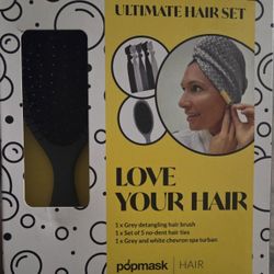 Gray Popmask Hair Set *New*